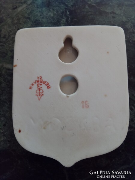 Sárkányölő Szent György - orosz Dimitrovszkij Verbilki porcelán falidísz