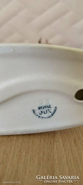 Porcelán Őzcsalád szett – Zsolnay Őz gidájával + Royal Dux Őzbak (Hibátlan!)
