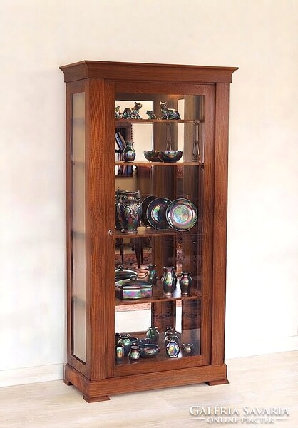 Biedermeier klasszikus vitrin  [D-06] Bútorgyártás mesterfokon!