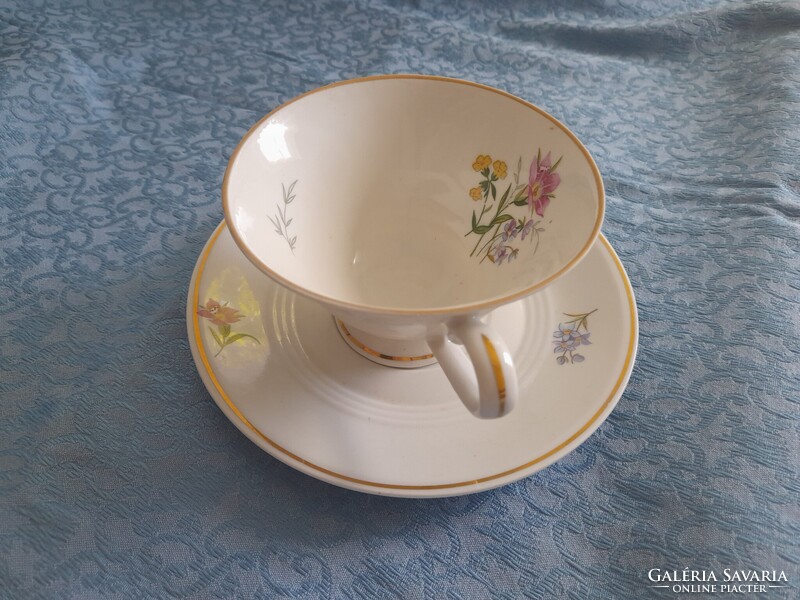 Német LICHTE VEB porcelán csésze aljjal