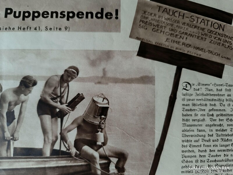 Ritka 1934-es német magazin Beyers für Alle NSDAP Történelmi és divatmagazin