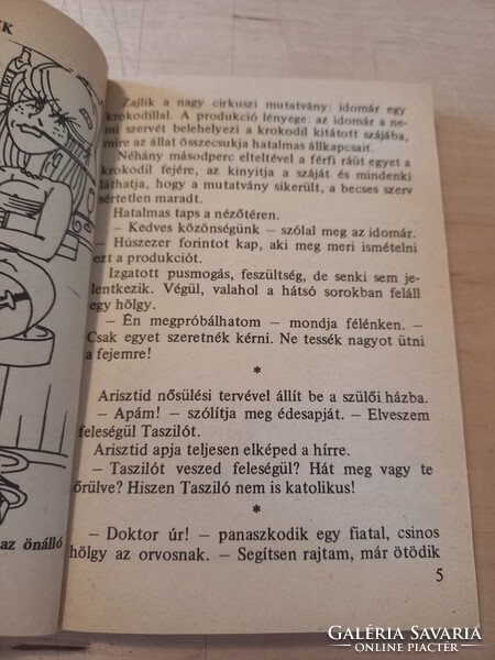 Föld S. Péter Disznó viccek gyűjteménye 1989 Rajzolta: Krenner István