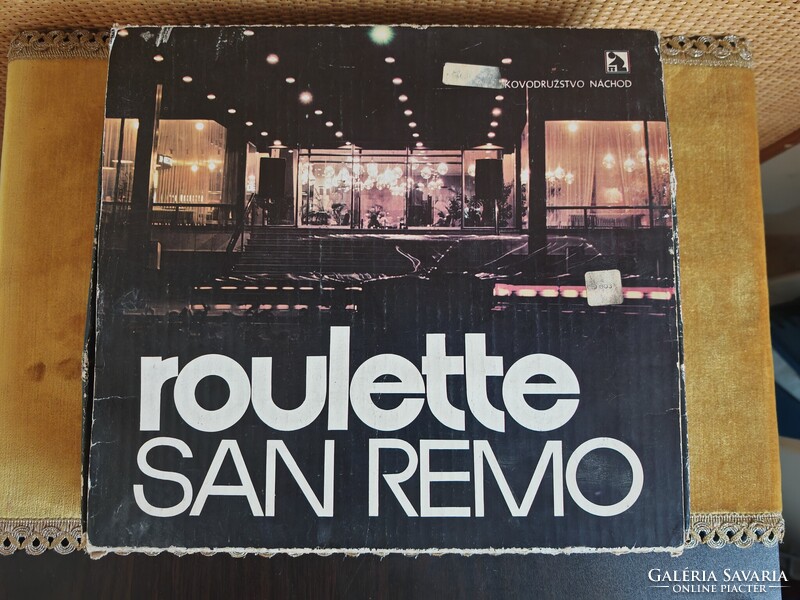 Ritka Retro Roulette San Remo társasjáték A327