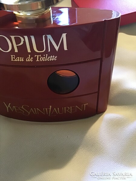Ritka Vintage Yves Saint Laurent Opium EDT 120 ml (lakk dobozos kiadás, 1986. május 10.)