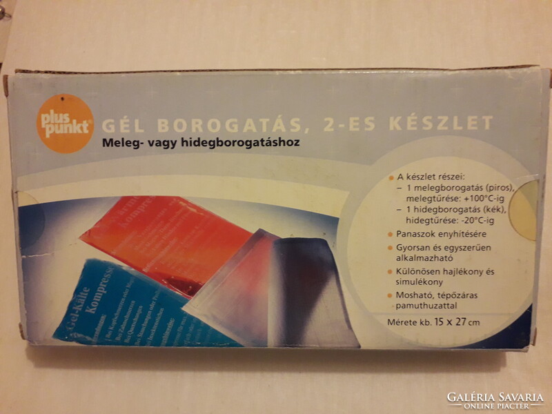 Plus Punkt Gél borogatás hideg meleg 2-es készlet Új