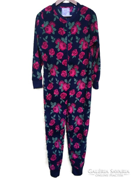 Warm Polár Rose Flower Patterned Quality Women's Overall