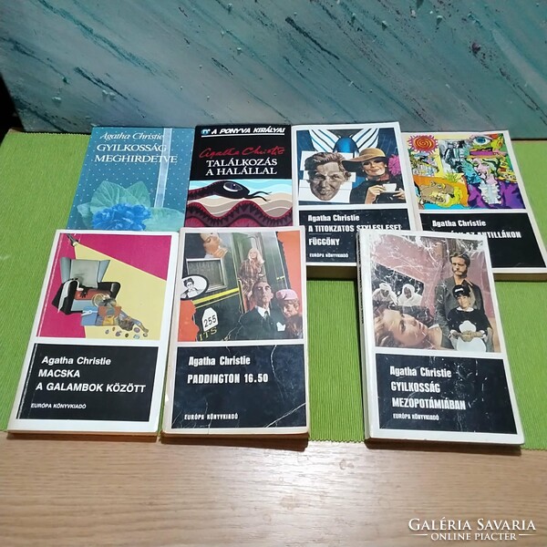 OlvasóVilág! Agatha Christie 7 db könyv eladó!