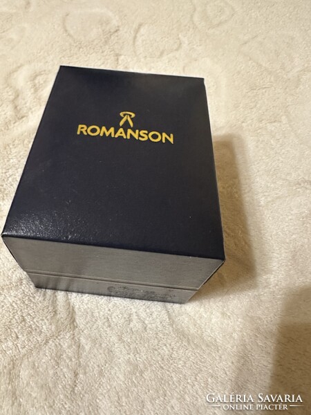 Romanson Tulip retro/vintage karcmentes női karóra (Zafír üveg, 23K aranyozás) + Gyári doboz