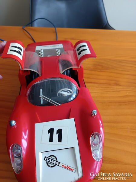 GAMA Porsche Carrera 10 távirányítós autó (1970s, W. Germany) – Működik!