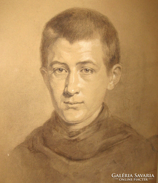 GARANTÁLTAN EREDETI NAGYMÉRETŰ INNOCENT FERENC / 1859-1934/:  PAPNÖVENDÉK