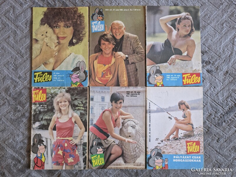 Retro Folders Magazine 1985 Volume Fragment (19 pcs collection)