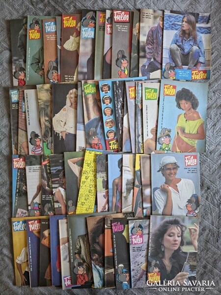 Retro Fülés Magazine 1987 Almost Complete Year (49 pcs Collection)