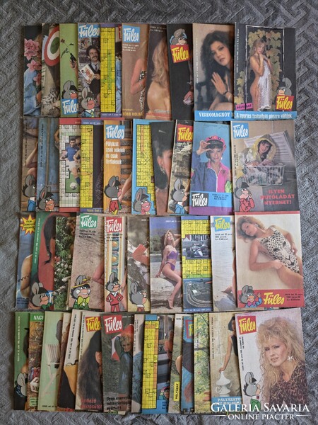 Retro Füles magazine 1990 volume fragment (44 pcs / nice collection!)