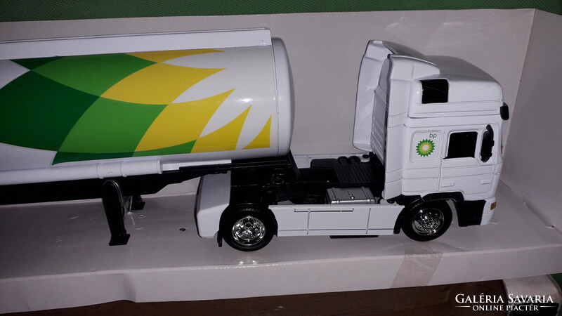 Minőségi ÓRIÁS- NEW RAY MAN BP - teljes fém kamion modell jármű dobozával 1:43 39cm a képek szerint