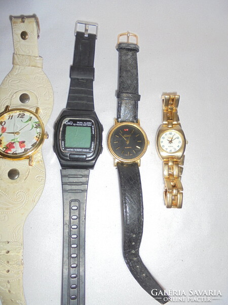 Kilenc darab retro quartz karóra együtt - javításra, alkatrésznek