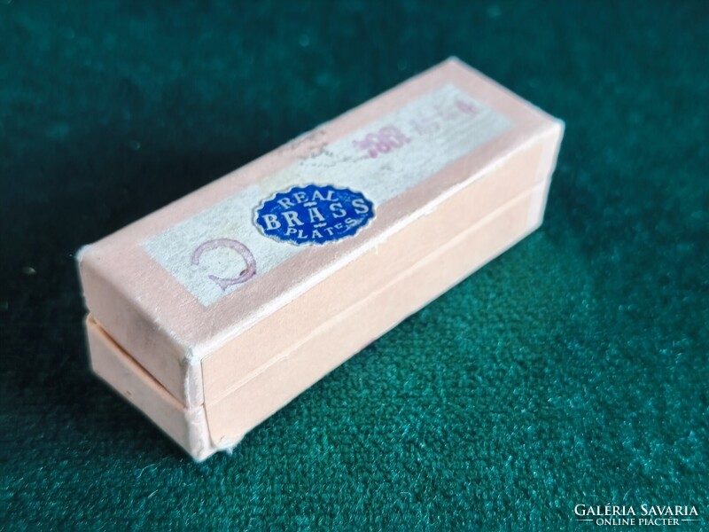 Retró Harmonica Piccolo csehszlovák mini szájharmónika, eredeti dobozban