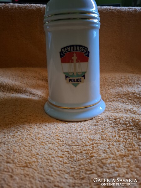 Hollóházi porcelán korsó