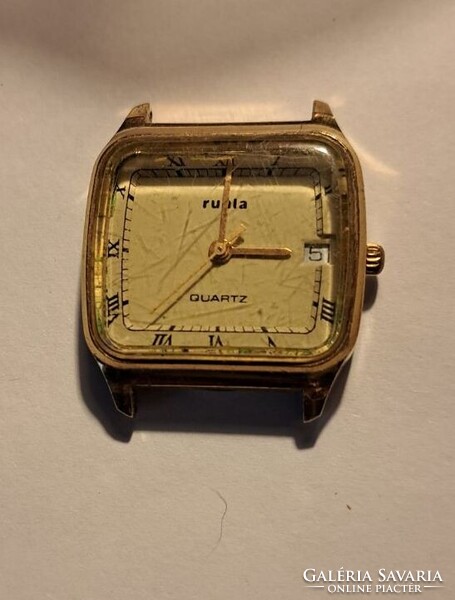 Ruhla Quartz karóra – aranyszínű / aranyozott tok, retró német óra