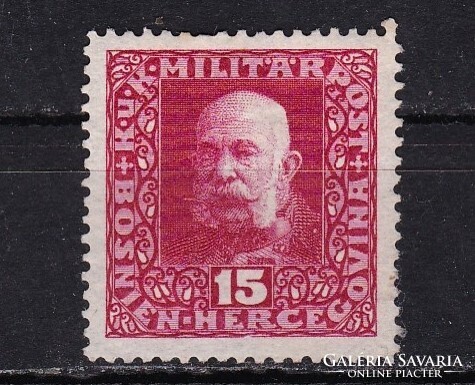 1916 Bosnia Herzegovina 15 Franz Joseph Postage Stamp