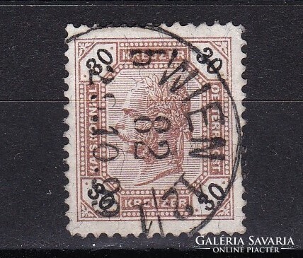 1890 Austria 30 kr Franz Joseph Postmarked Stamp
