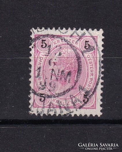 1890 Austria 5 kr Franz Joseph Postmarked Stamp