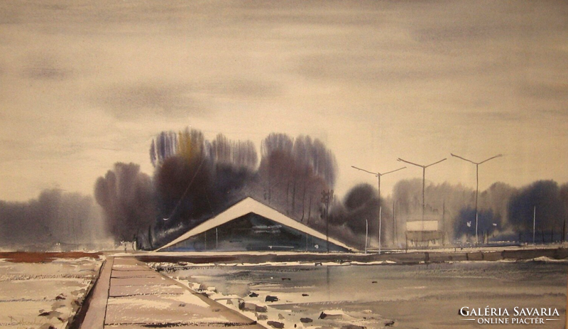 BALATON SZÁNTÓDI RÉV MONUMENTÁLIS DOBROSZLÁV JÓZSEF / 1932- / KÉP