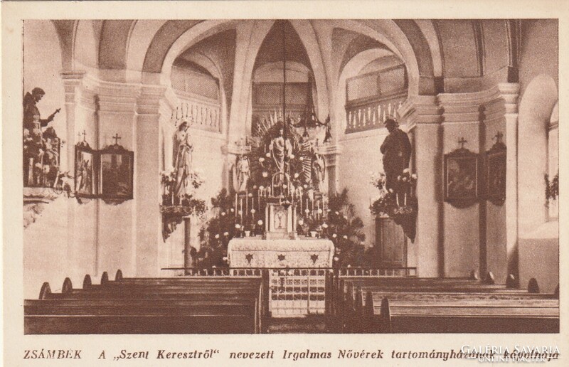 B - 664  Posta tiszta Magyarország:  Zsámbék (Keresztes Nővérek kiadása)