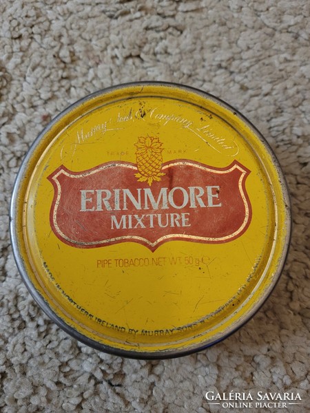 Old Retro Metal Pipe Tobacco Tin