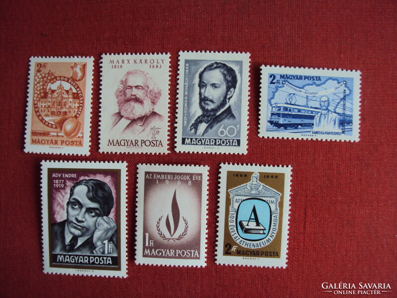 Magyar postatiszta sorok egységárban-15