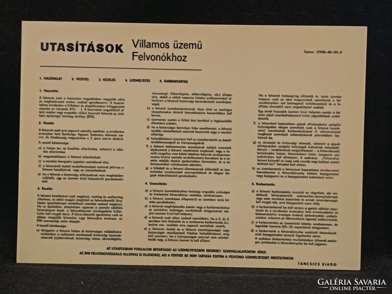 Eredeti retro balesetmegelőző, biztonságtechnikai műanyag/plasztik tábla. Ságvári Nyomda 70-es évek