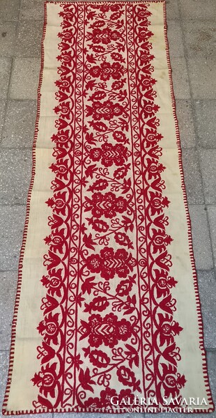 Kalotaszegi írásos asztali futó / terítő