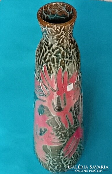 Kerámia váza ,  Iparművész Vállalat , 37,5 cm