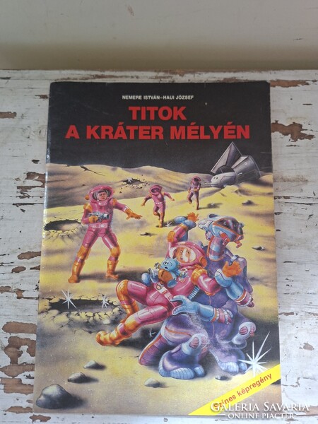 Secret in the crater deep comic book