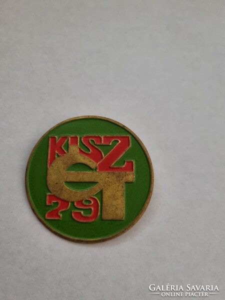 KISZ Építőtábor '79 commemorative badge, pin