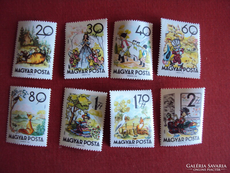 Magyar postatiszta sorok egységárban eladó-115