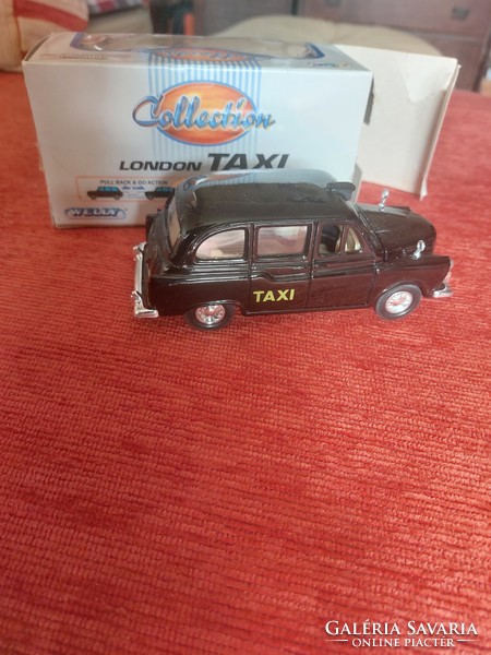 Fém londoni taxi miniautó