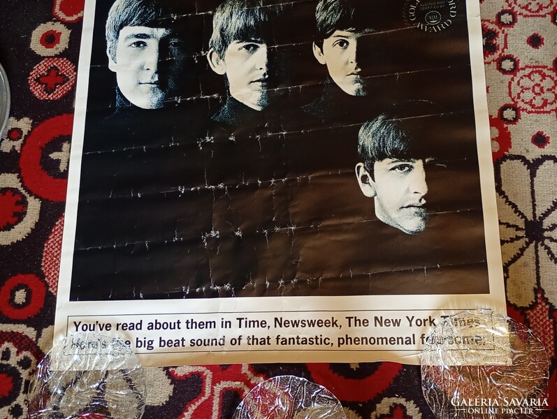 1964-es „Meet The Beatles!” című amerikai album hivatalos, Capitol Records által kiadott promóciós p