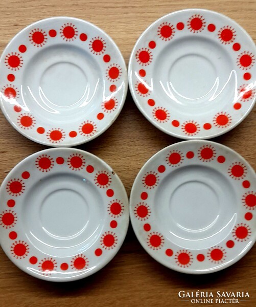 Napocskás retro csészealjak Álföldi porcelán