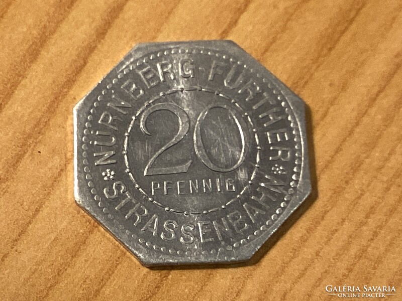 Német szükségpénz , 20 pfennig értékű. ( K11 )