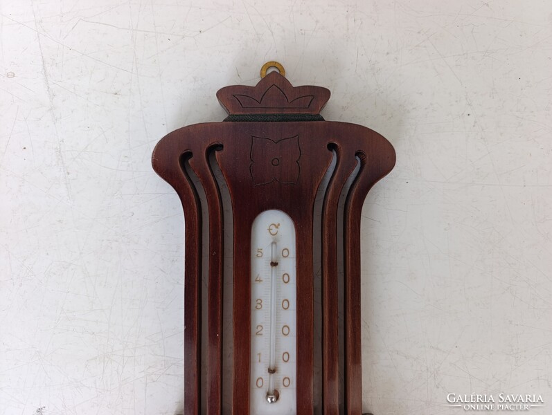 Antik barométer szecesszió jugendstil fali hőmérős barométer nem működő barometer 344 7415