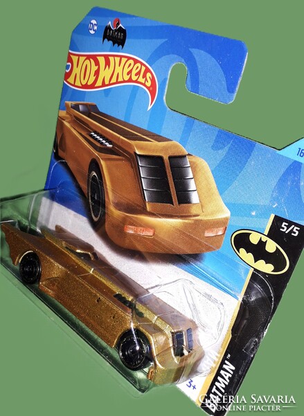 2023. MATTEL - HOT WHEELS - BATMAN - BATMOBILE ANIMATED SERIES - 1 :64 fém kisautó a képek szerint