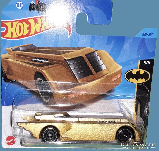 2023. MATTEL - HOT WHEELS - BATMAN - BATMOBILE ANIMATED SERIES - 1 :64 fém kisautó a képek szerint