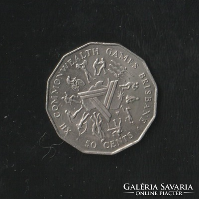 50 cents 1982 Commonwealth Games XII.
