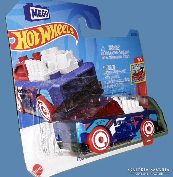 2023. MATTEL - HOT WHEELS - LEGO BRICK RIDES - CUSTOM SMALL BLOCK- 1 :64 fém kisautó a képek szerint