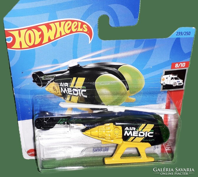 2023. MATTEL - HOT WHEELS - HW RESCUE - SKYFIRE - 1 :64 fém helikopter/ kisautó a képek szerint