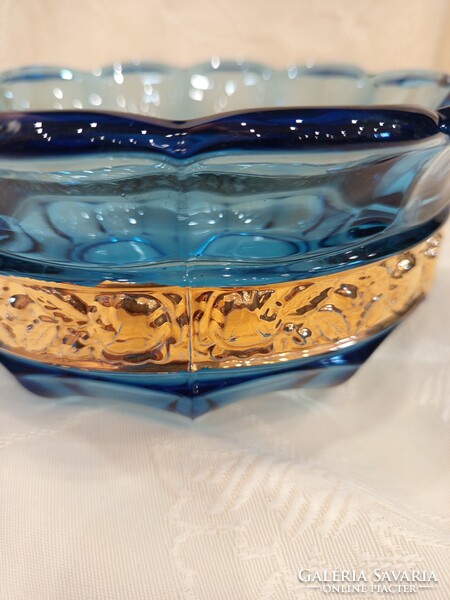 Antique Art Deco BROCKWITZ 'ARIADNE' Uranium Glass Bowl 1929