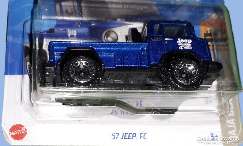 2023. MATTEL - HOT WHEELS - BAJA BLAZERS - '57 JEEP FC - 1 :64 fém kisautó a képek szerint 2.