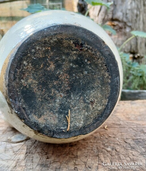 Régi népi cserép 2db tejes köcsög