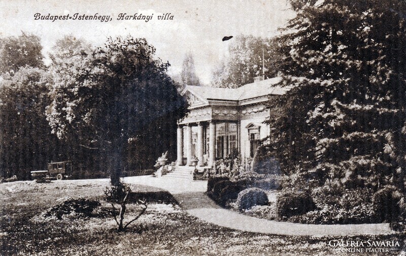 Harkányi villa - képeslap