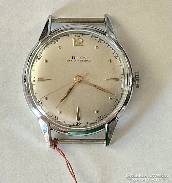 DOXA ANTI-MAGNETIQUE - NOS karóra 1950-ből - működésről videó